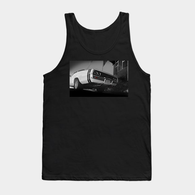 Dodge Charger R/T, Black and White Tank Top by hottehue